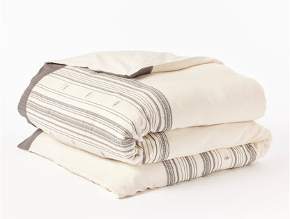 Copripiumino Coyuchi + Rejuvenation Inyo Organic Dobby - Rinnovato