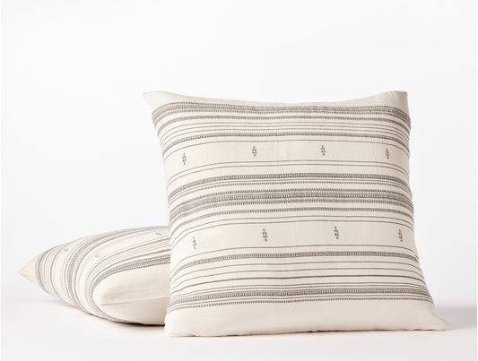 Coyuchi + Rejuvenation Inyo Organic Dobby Sham - Rinnovato
