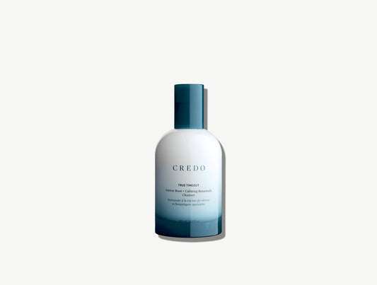 Credo True Timeout Vetiver Root + Calming Botanicals Cleanser per pelli sensibili