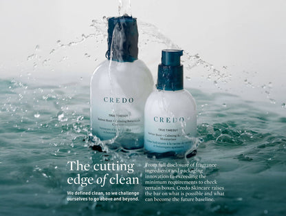 Credo True Timeout Vetiver Root + Calming Botanicals Cleanser per pelli sensibili