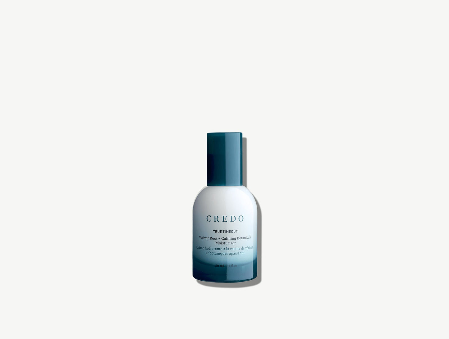 Credo True Timeout Vetiver Root + Calming Botanicals Moisturizer per pelli sensibili