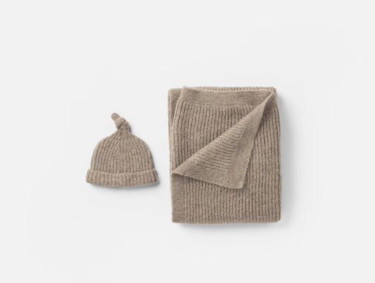 Set regalo per neonati in maglia di alpaca Andes Suri