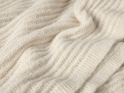 Coperta in maglia di alpaca Andes Suri