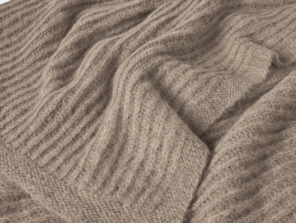 Coperta in maglia di alpaca Andes Suri