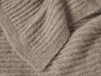 Coperta in maglia di alpaca Andes Suri