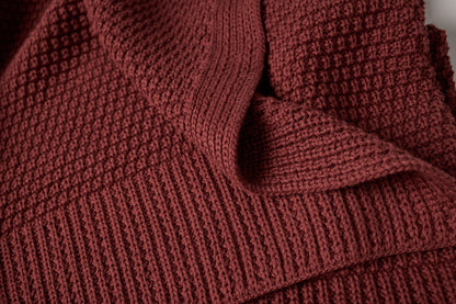 Coperta in maglia biologica Avalon