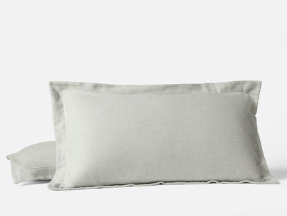 Federa in flanella organica con texture mélange Cloud Brushed™