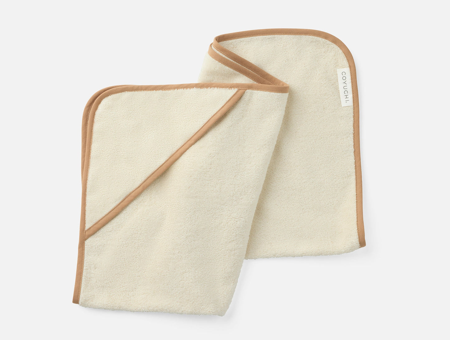 Set di asciugamano con cappuccio e guanto da bagno per neonati Cloud Loom™ Organic