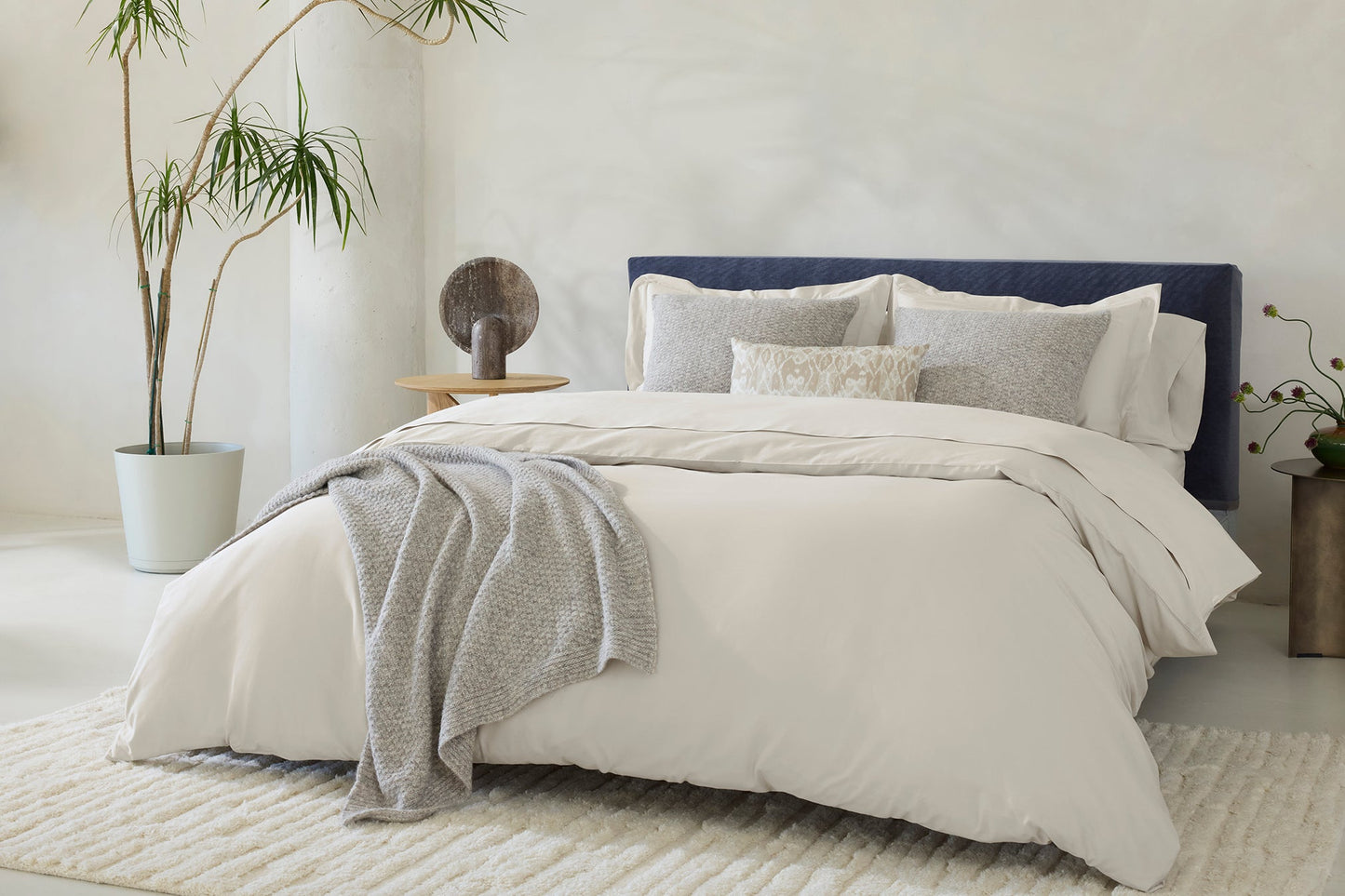 Set di lenzuola in raso organico Cloud Soft