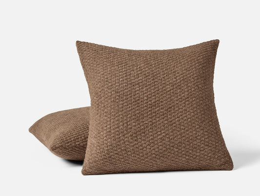 Cuscino decorativo in maglia di cotone e alpaca Cordillera
