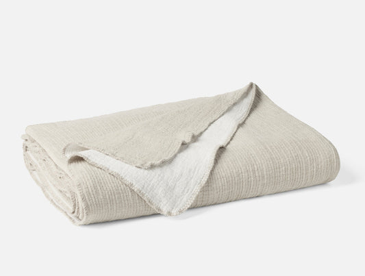 Coperta in cotone biologico e accogliente 