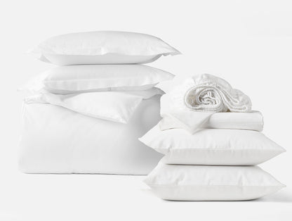 Completo letto in raso biologico classico