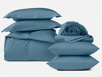 Completo letto in raso biologico classico
