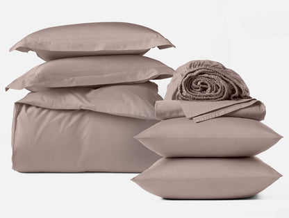 Completo letto in raso biologico classico