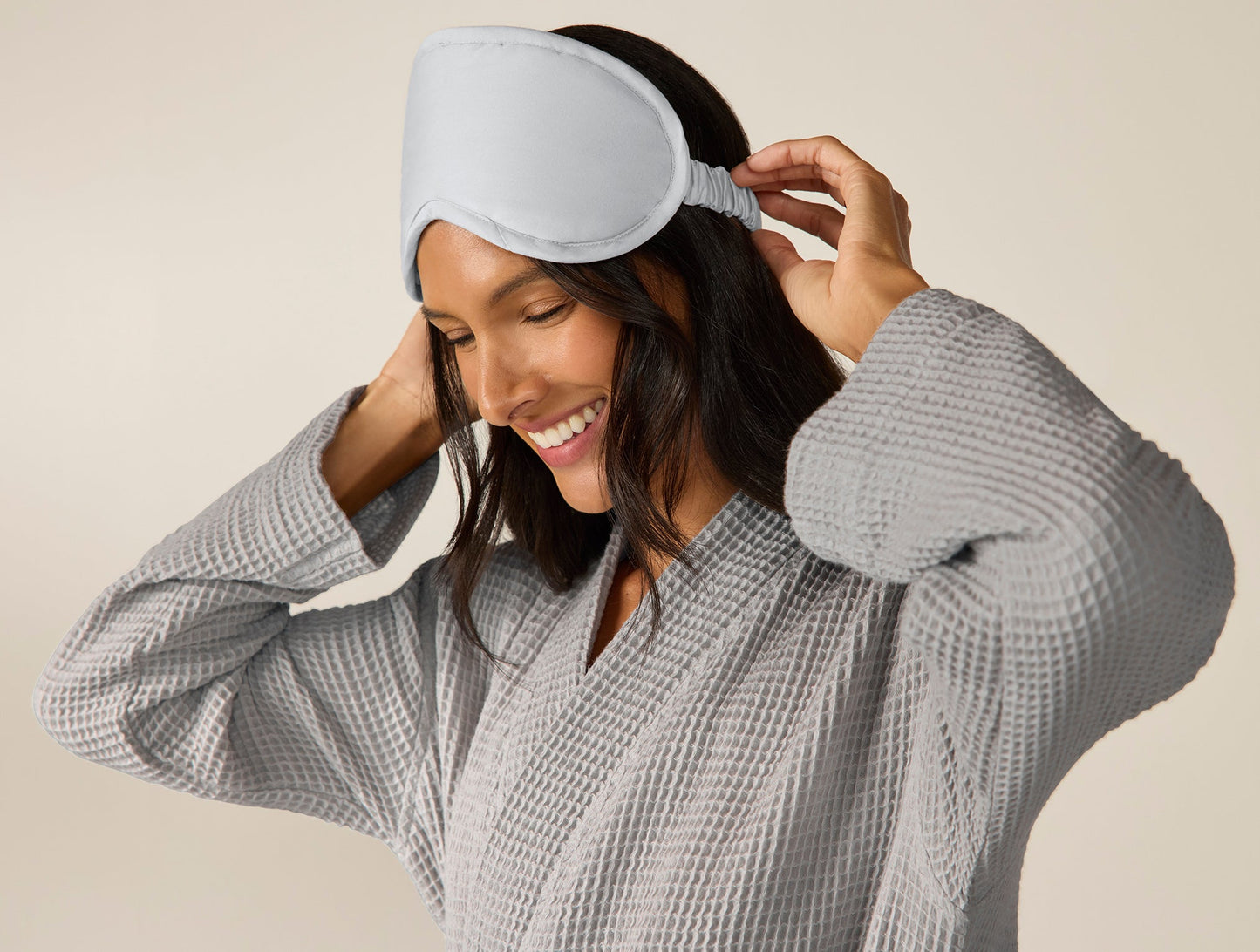 Maschera per gli occhi in raso organico Cloud Soft 