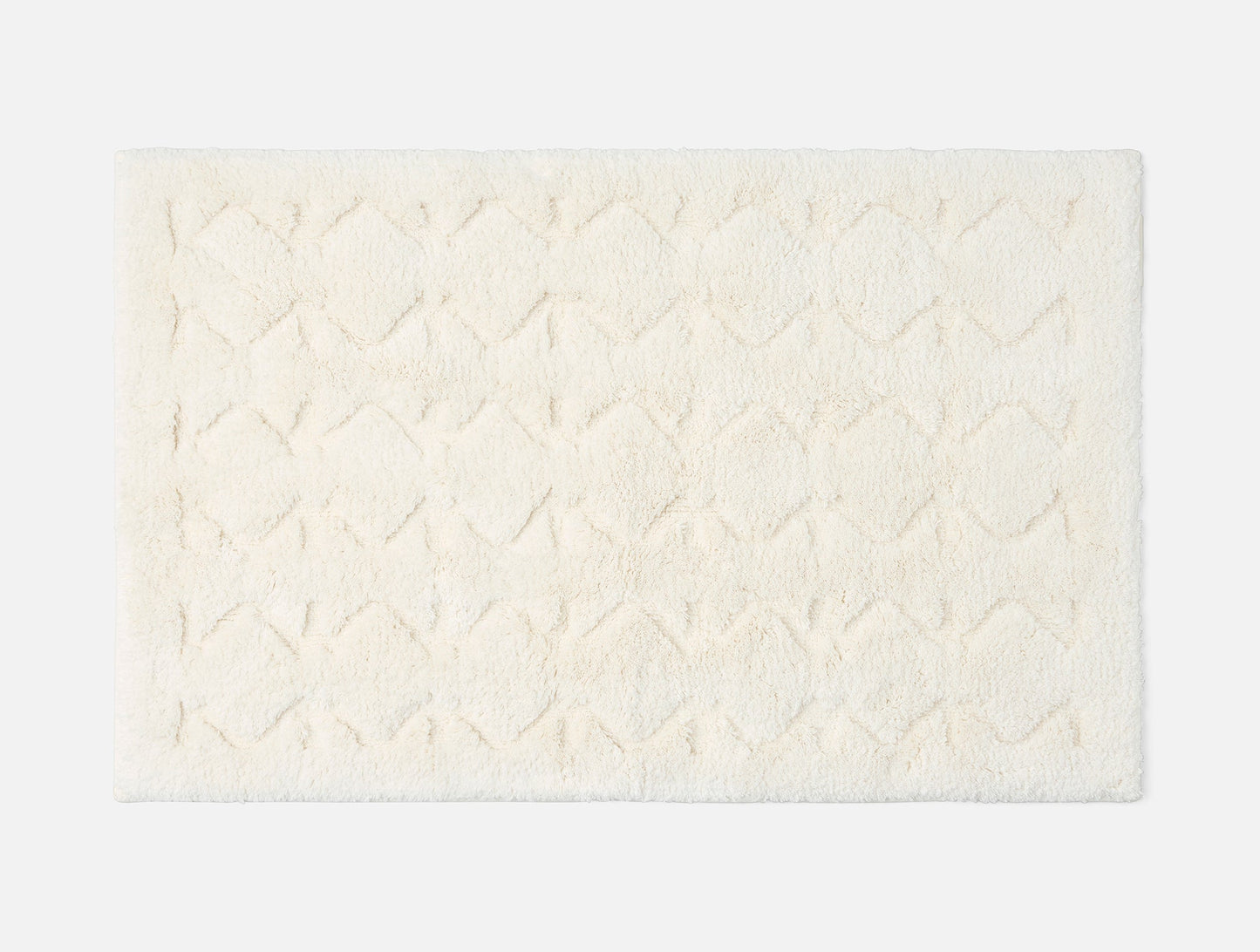 Tappeto da bagno organico Diamond Shag
