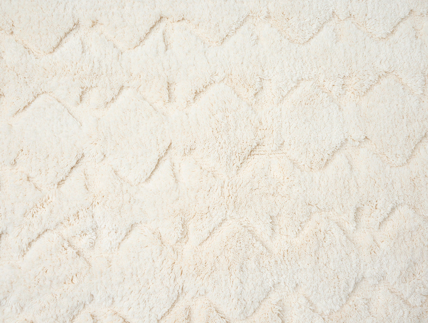 Tappeto da bagno organico Diamond Shag