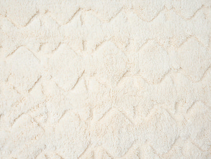 Tappeto da bagno organico Diamond Shag