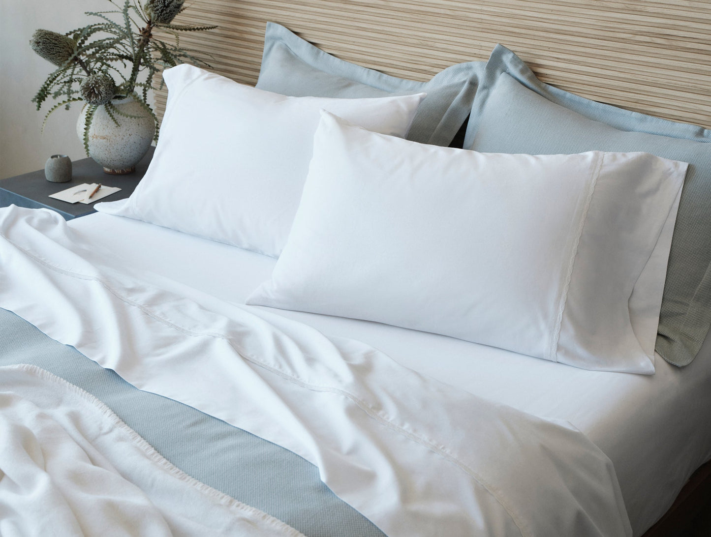 Set di lenzuola in raso organico Cloud Soft
