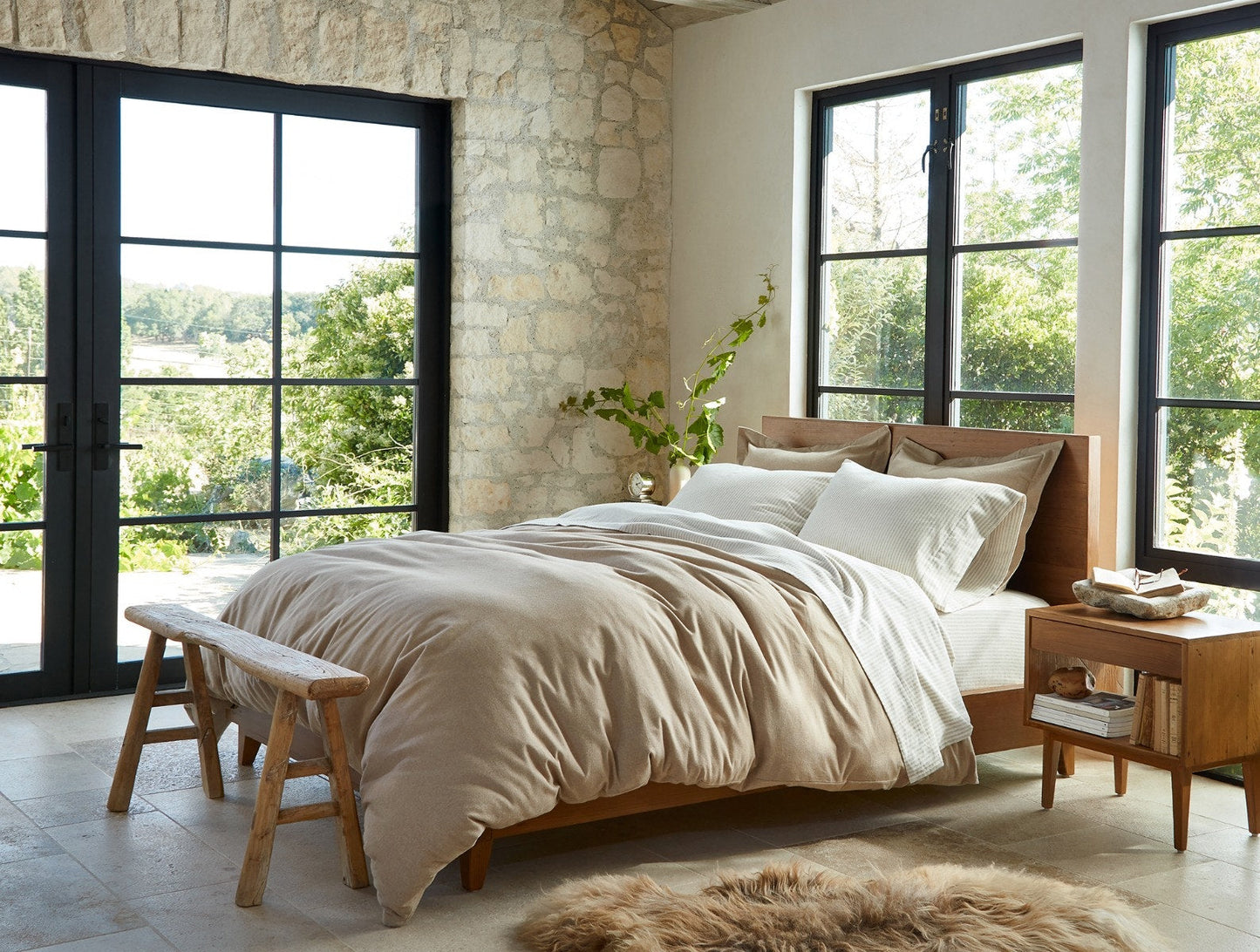 Federa in flanella organica Cloud Brushed™ 