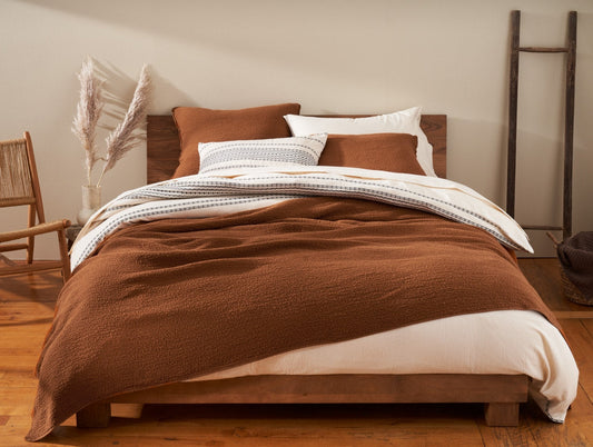 Coperta Cascade Organic Matelasse - Rinnovata