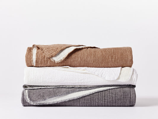Coperta in cotone biologico e accogliente 