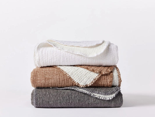 Coperta in cotone biologico accogliente 