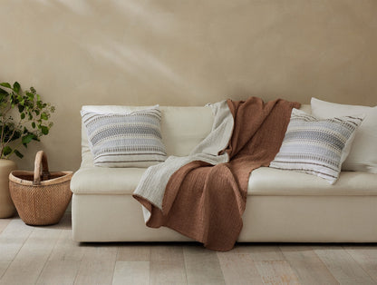 Coperta in cotone biologico accogliente 