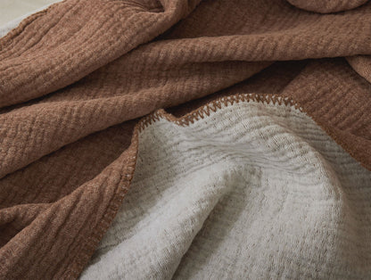 Coperta in cotone biologico accogliente 